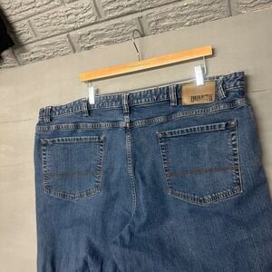 Duluth Trading Co Flex Weekender Jeans Mens 46x34 Blue Denim Relaxed Fit